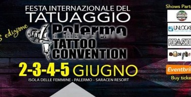 Palermo Tattoo Convention, più di 100 tatuatori da tutto il mondo ad Isola delle Femmine